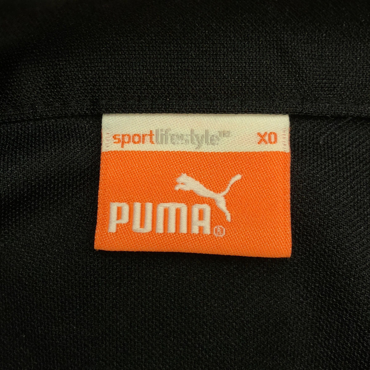 PUMA プーマ ロゴ刺繍 チェック柄 ゴルフ 長袖 ポロシャツ XO ブラック トレーニング メンズ