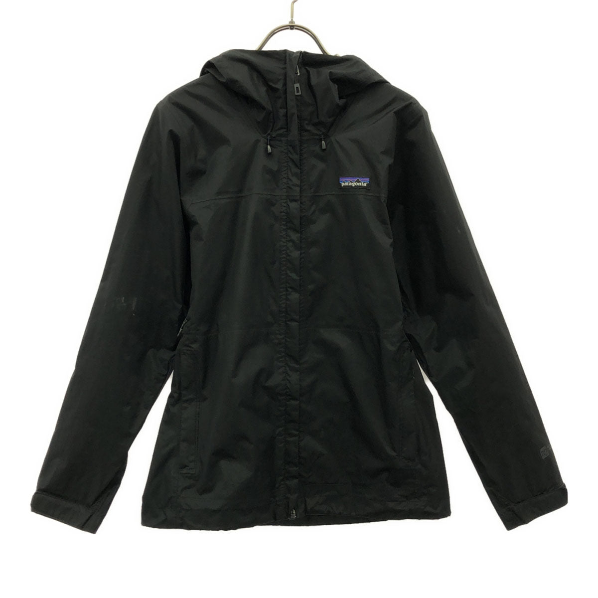 patagonia パタゴニア ロゴ トレントシェル ジャケット XS ブラック 83807 アウトドア レディース