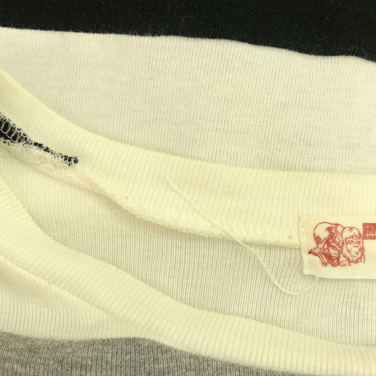 A BATHING APE アベイシングエイプ 日本製 ボーダー柄 長袖 Tシャツ M ロンT メンズ