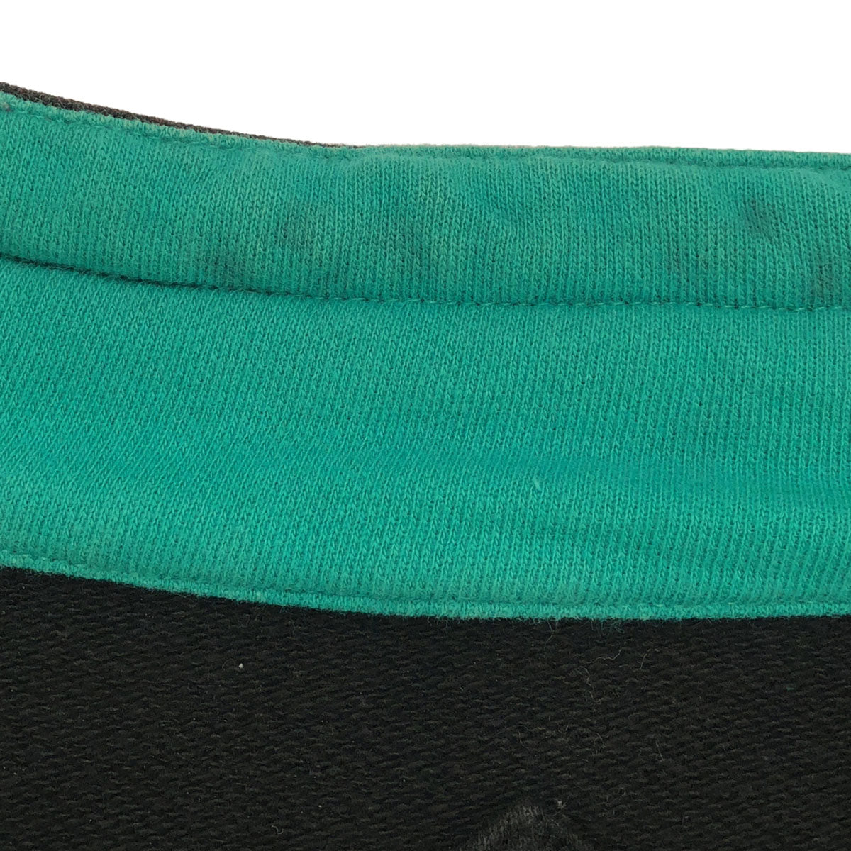 patagonia パタゴニア ブランドロゴ 長袖 ハーフジップ スウェット L ブラック×グリーン アウトドア 281035F7 メンズ