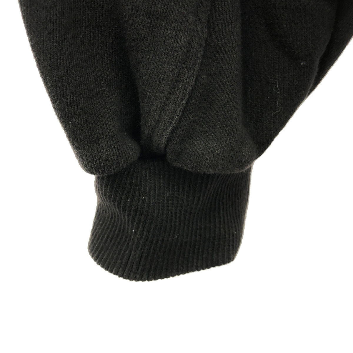 patagonia パタゴニア ブランドロゴ 長袖 ハーフジップ スウェット L ブラック×グリーン アウトドア 281035F7 メンズ