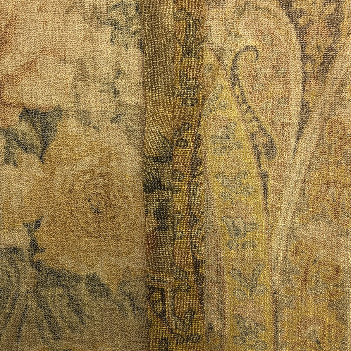 Burberrys バーバリーズ 90s 三陽商会 リネンブレンド オールド ペイズリー柄 7分袖 ジャケット 13 ベージュ レディース