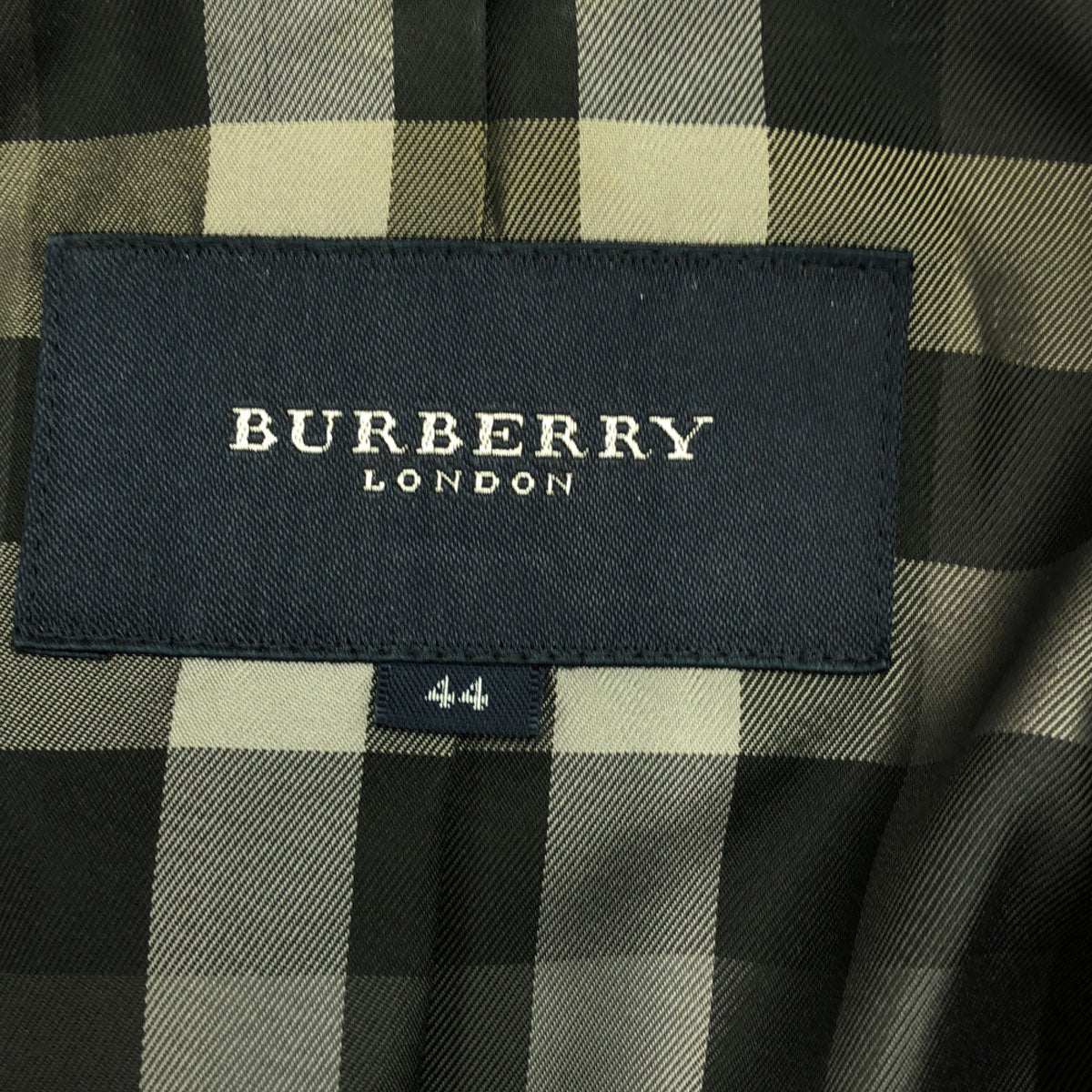 BURBERRY LONDON バーバリーロンドン 日本製 三陽商会 テーラードジャケット 44 ブラック レディース