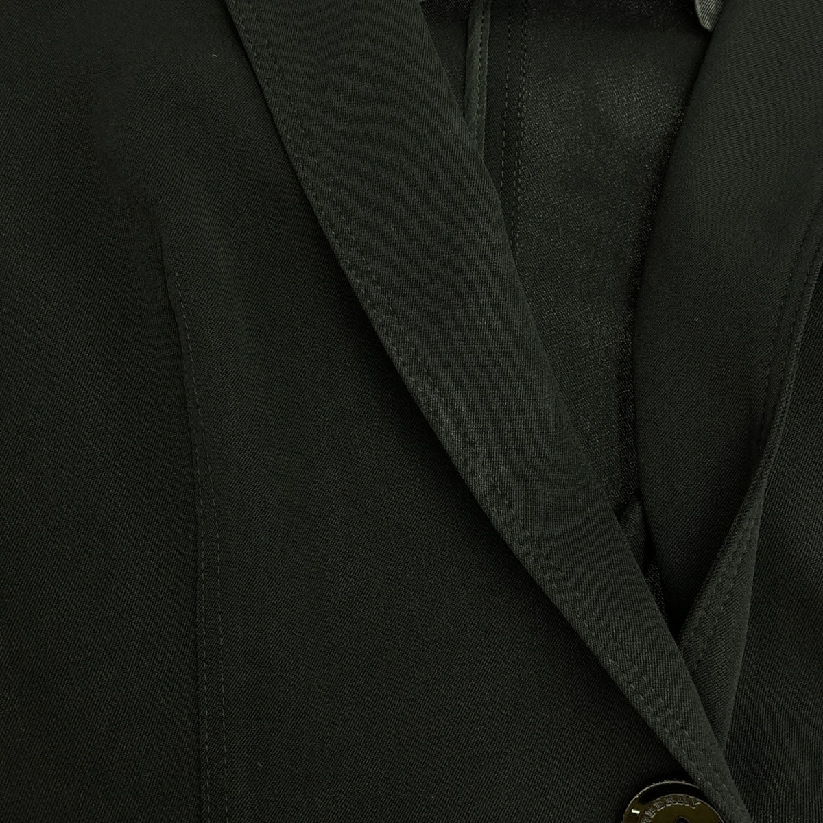 BURBERRY LONDON バーバリーロンドン 日本製 三陽商会 テーラードジャケット 44 ブラック レディース