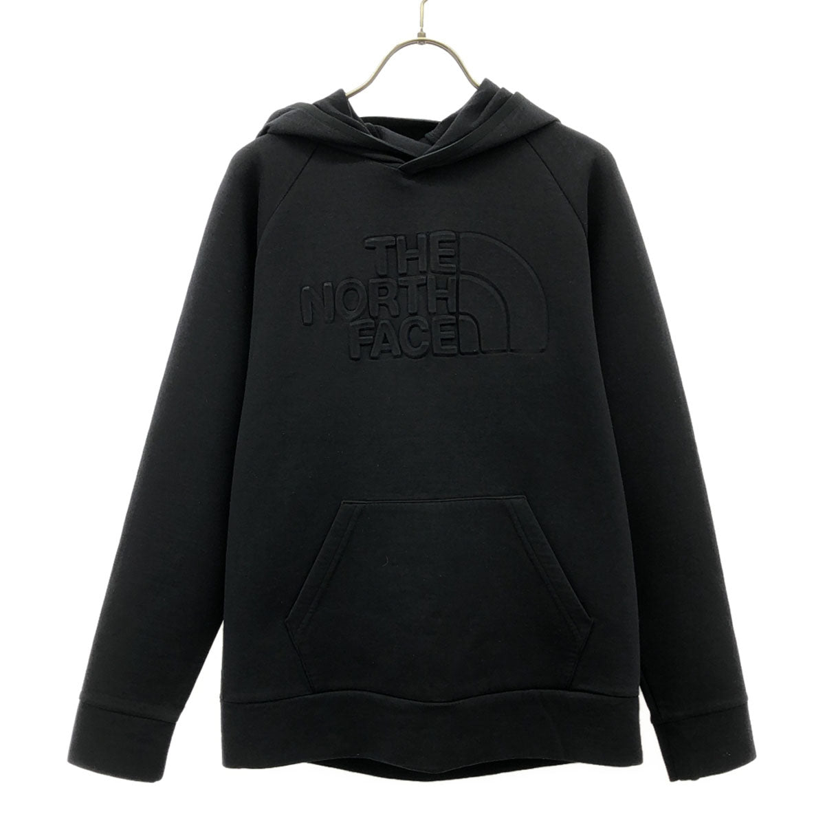 THE NORTH FACE ザノースフェイス ロゴ 長袖 テックエアー スウェットパーカー L ブラック アウトドア NT11880 メンズ