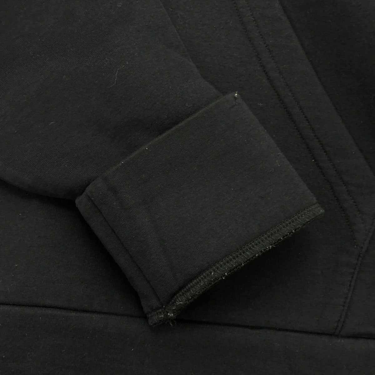 THE NORTH FACE ザノースフェイス ロゴ 長袖 テックエアー スウェットパーカー L ブラック アウトドア NT11880 メンズ