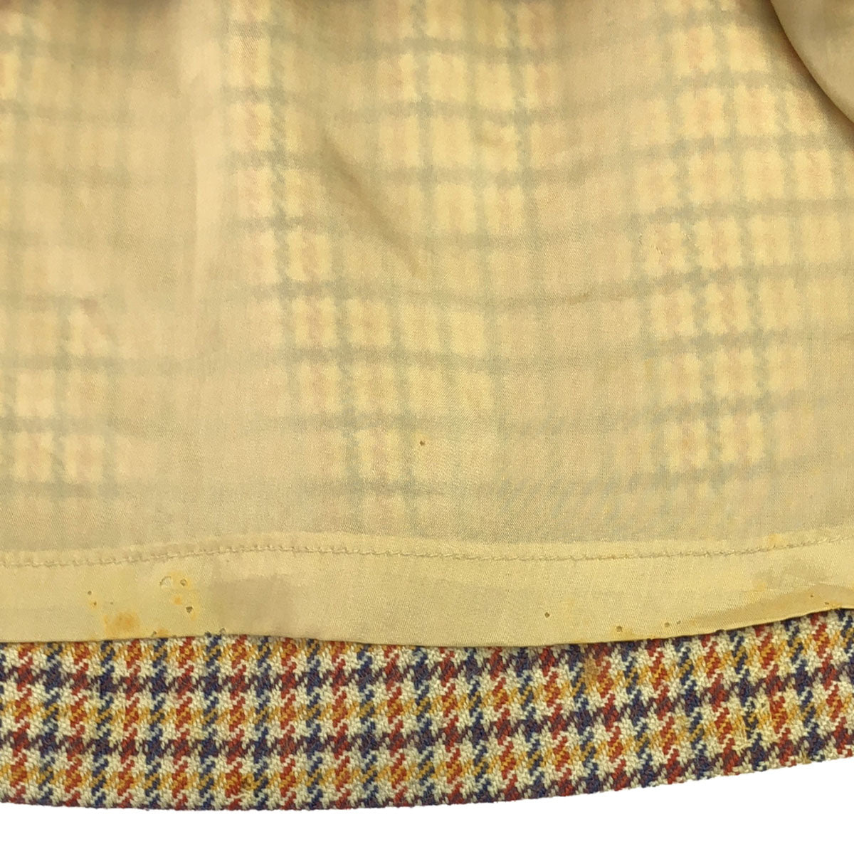 Dior ディオール 日本製 千鳥格子柄 カシュクール ジャンパースカート 100A ブラウン系 裏地付き Diorjunior キッズ