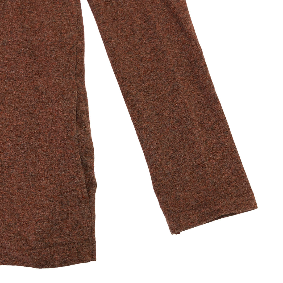 Ron Herman ロンハーマン 日本製 長袖 クルーネック コットン カットソー S ボルドー ポケット付き メンズ