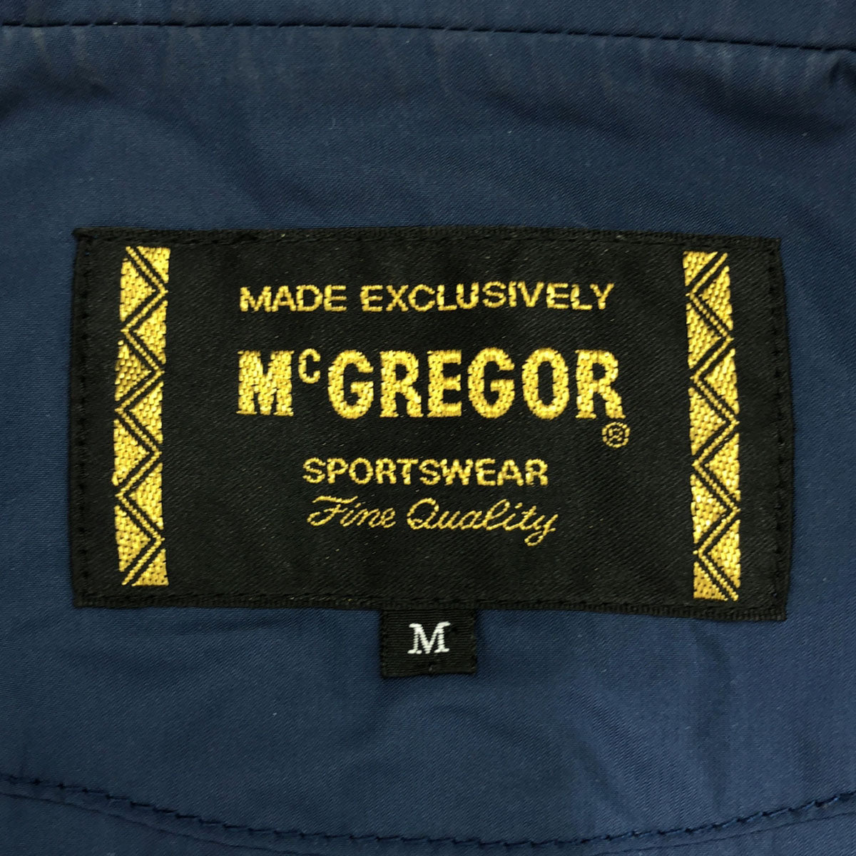 McGregor マクレガー スタンドカラー ジップジャケット M ネイビー メンズ