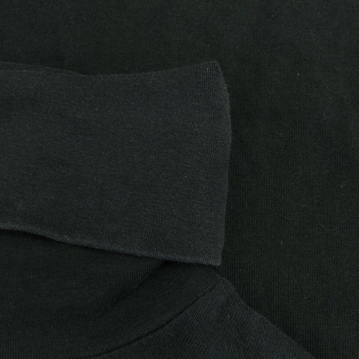 HYSTERIC GLAMOUR ヒステリックグラマー ロゴ刺繍 長袖 タートルネック カットソー FREE ブラック ロンT メンズ