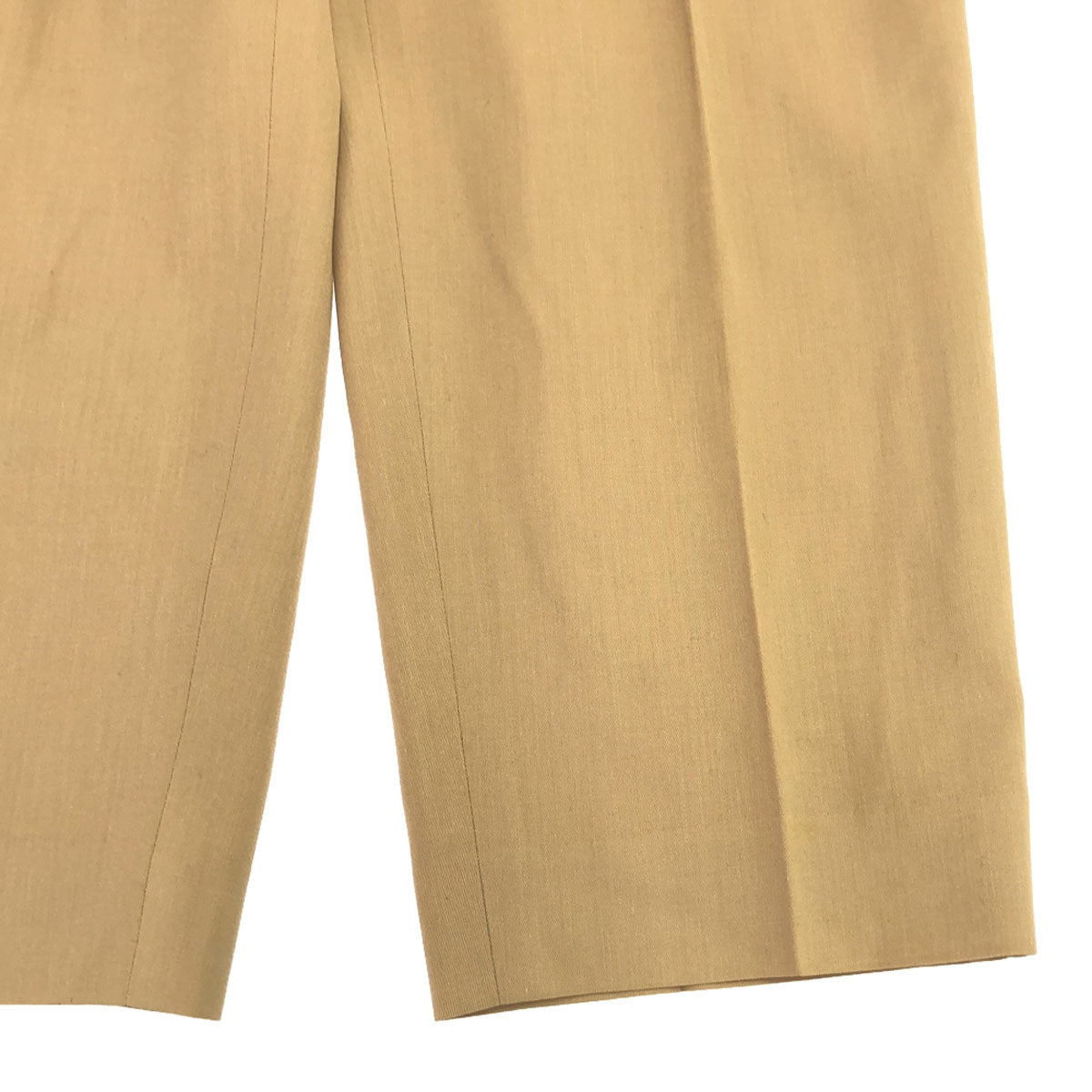 Burberrys バーバリーズ 90s ウール100% オールド スラックスパンツ 13 ベージュ センタープレス 裏地付き レディース