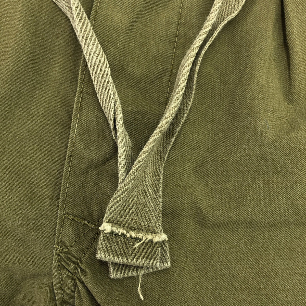 Nigel Cabourn ナイジェルケーボン クロップド カーゴパンツ カーキ ボタンフライ レディース