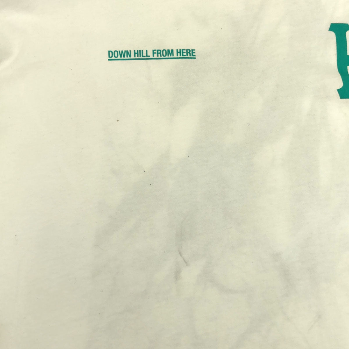 HUF ハフ バックプリント 長袖 Tシャツ L ホワイト ロンT カットソー メンズ