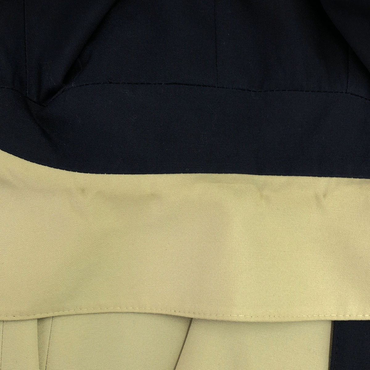 Aquascutum アクアスキュータム 80s イングランド製 オールド リバーシブル コート ネイビー×ベージュ レディース