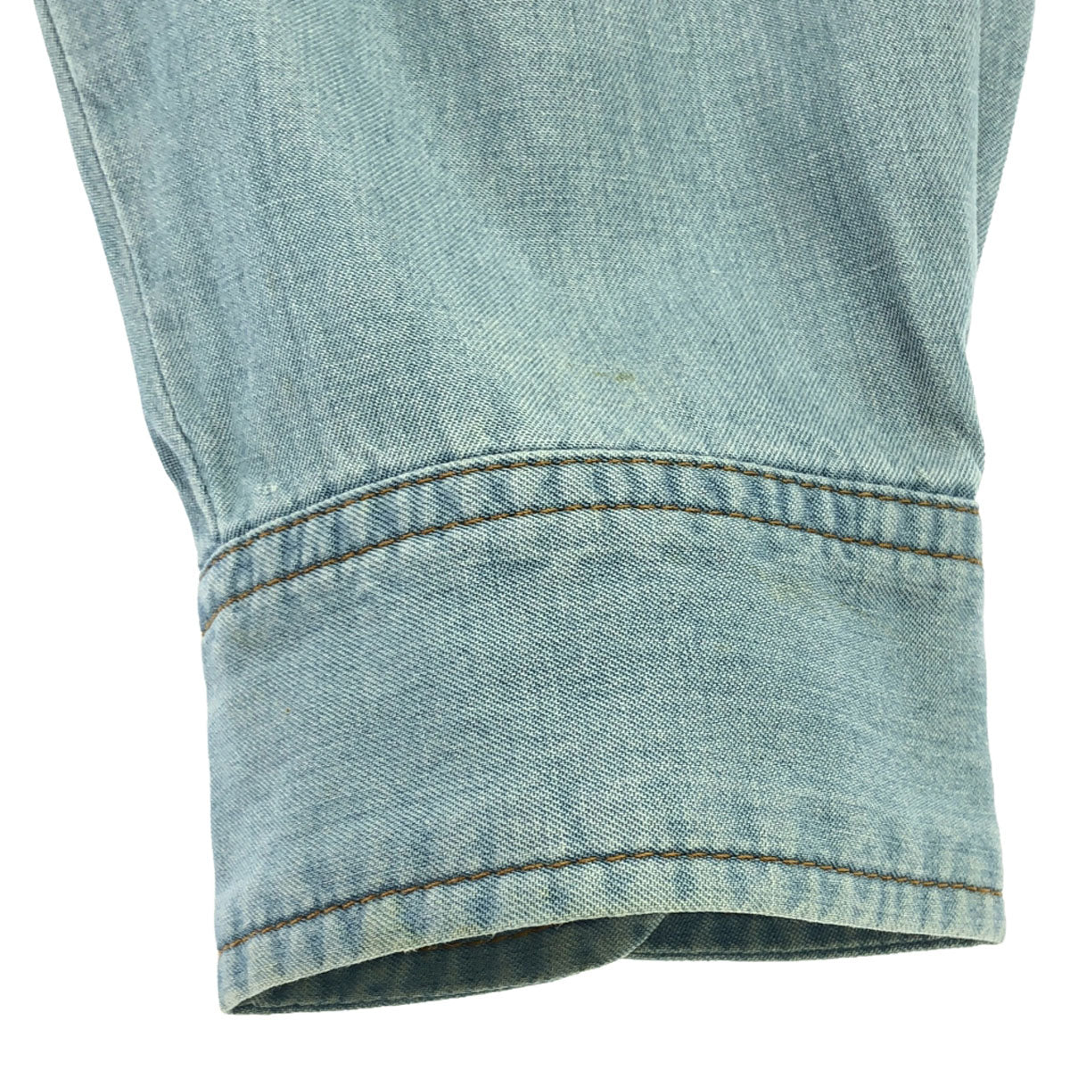 KENZO JEANS ケンゾージーンズ 90s 日本製 オールド 長袖 ボタンダウンシャツ S ブルー系 メンズ