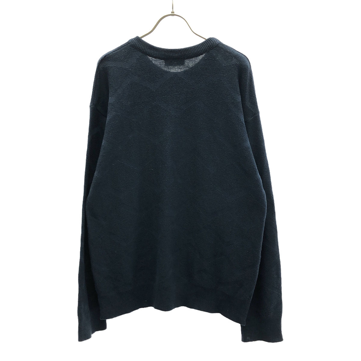 CHEMISE LACOSTE シュミーズラコステ 70s 80s フランス製 ヴィンテージ フレラコ ロゴワッペン 長袖 セーター 4 ネイビー ニット メンズ