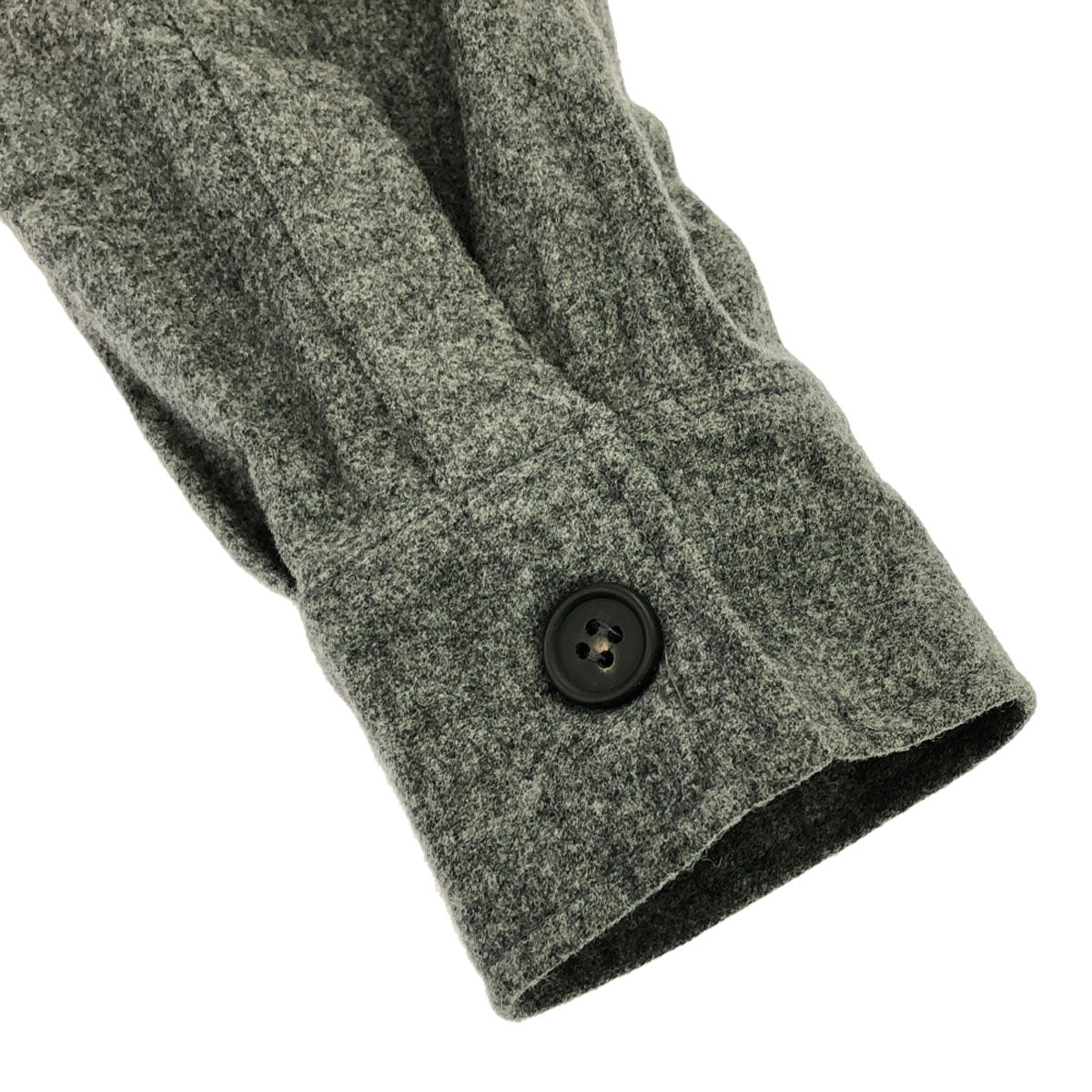 A.P.C. アーペーセー フランス製 ウールブレンド シャツジャケット 2 グレー メンズ