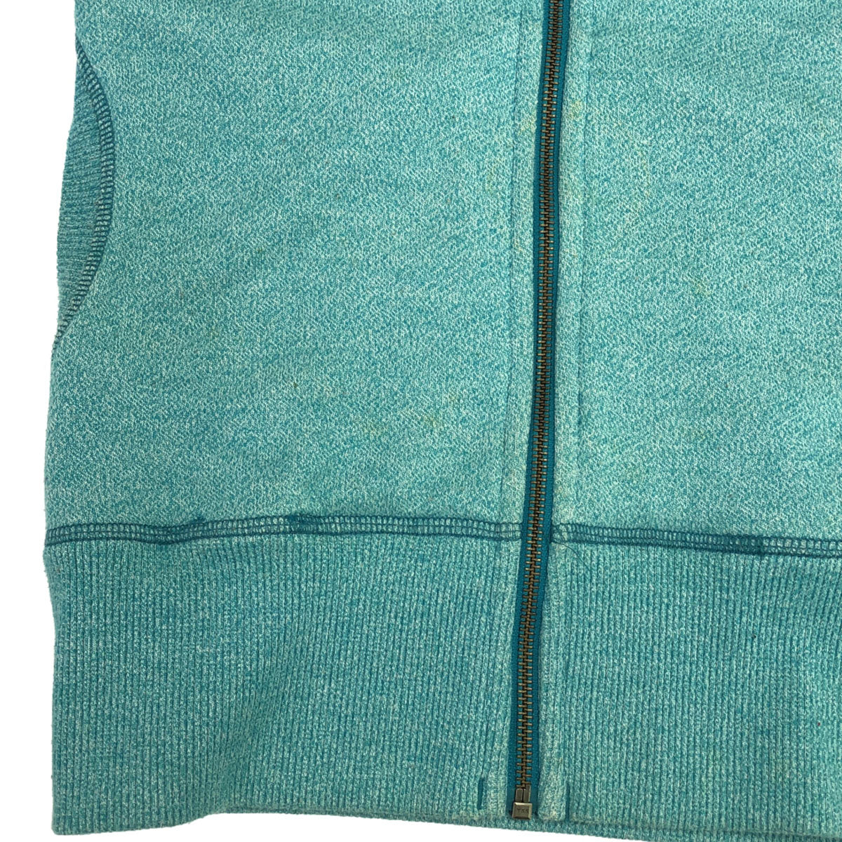 patagonia パタゴニア 54490SP14 ロゴ刺繍 長袖 クラウドスタックフーディー スウェット ジップパーカー M ライトブルー アウトドア サムホール レディース