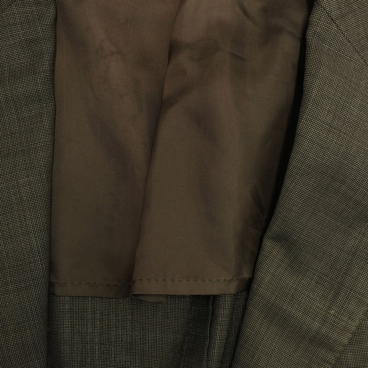 Ermenegildo Zegna エルメネジルド ゼニア テーラードジャケット ブラウン 肩パット入り メンズ