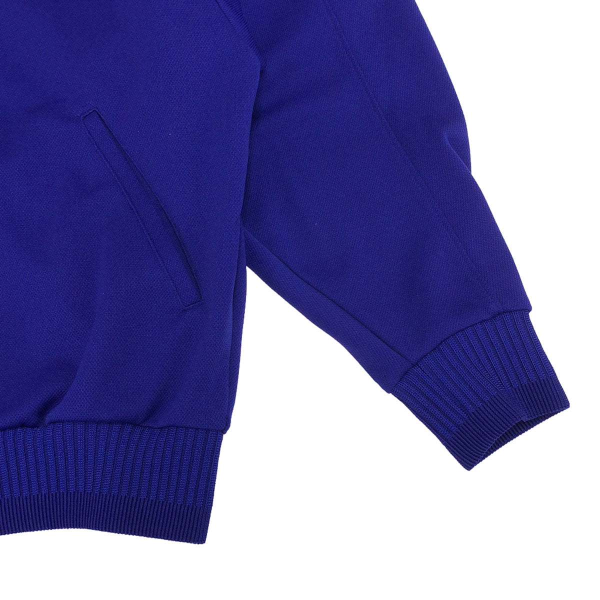 adidas アディダス 80s デサント製 ヴィンテージ トレフォイルロゴ トラックジャケット L ブルー系 ATS-805 トレーニング ジャージ メンズ