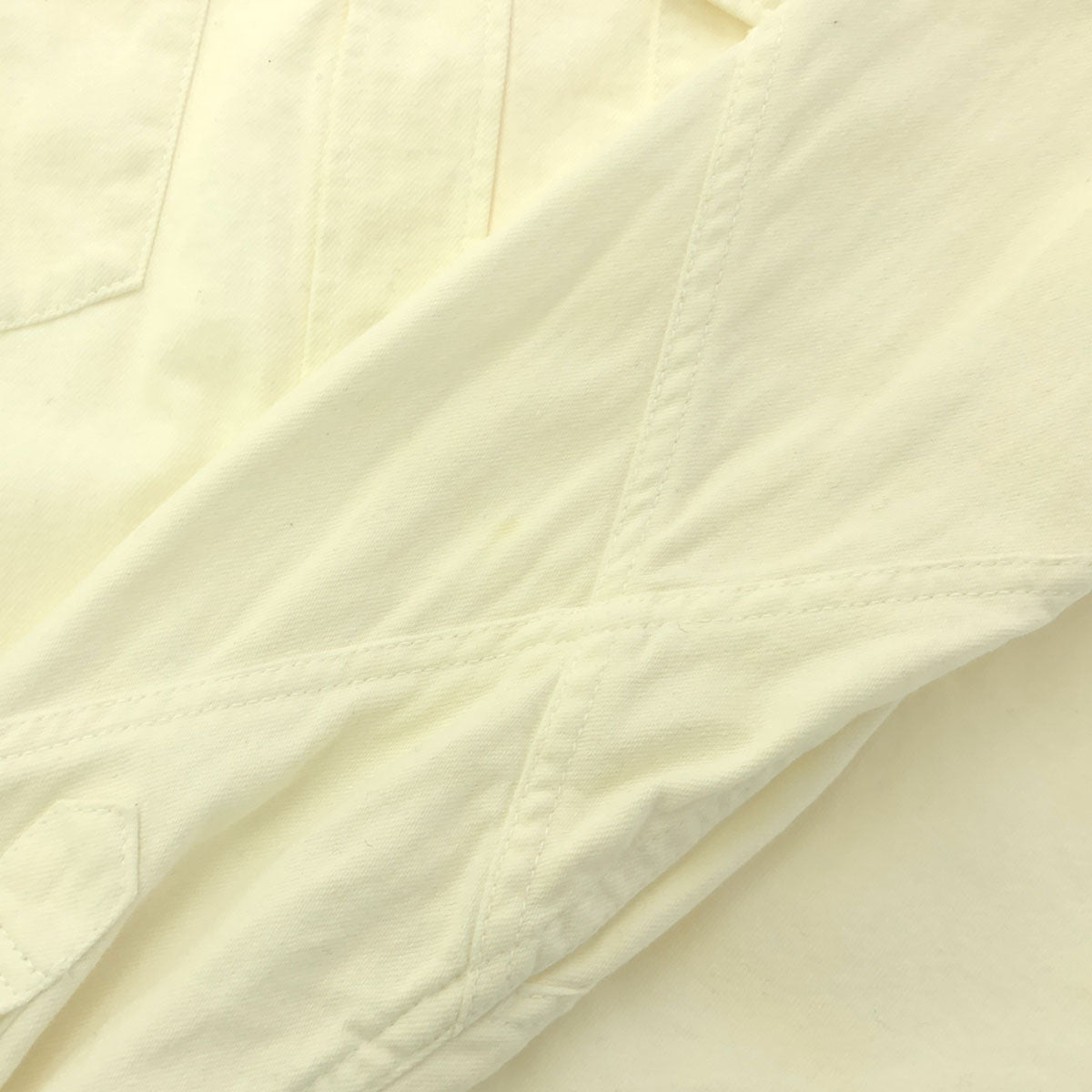 Name. ネーム 日本製 長袖 バンドカラーシャツ 2 ホワイト メンズ