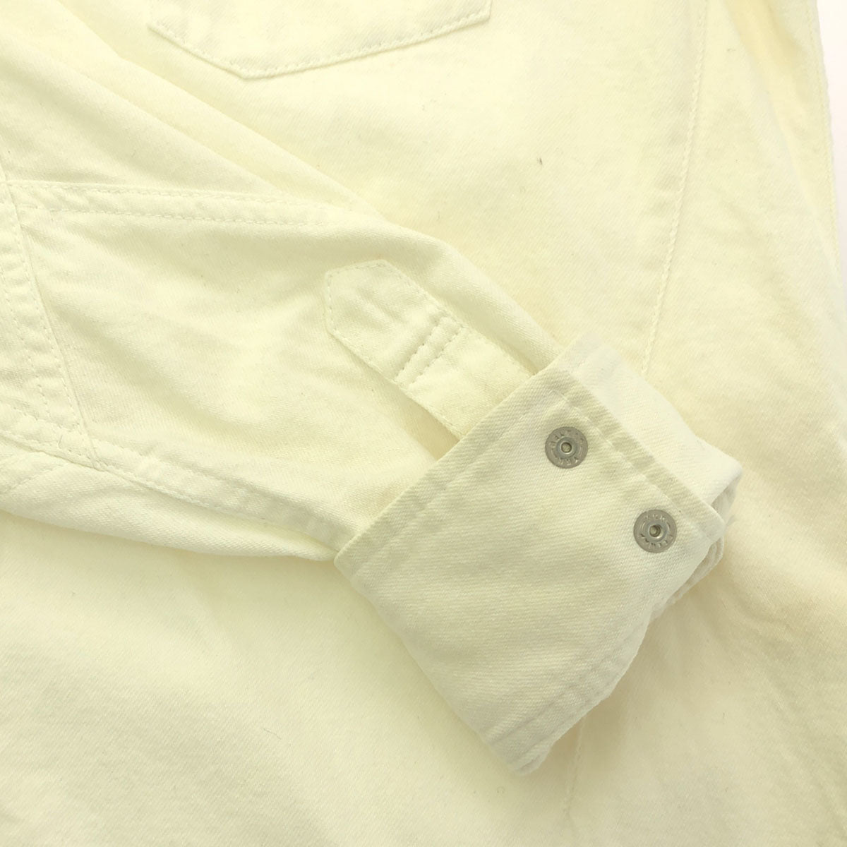 Name. ネーム 日本製 長袖 バンドカラーシャツ 2 ホワイト メンズ