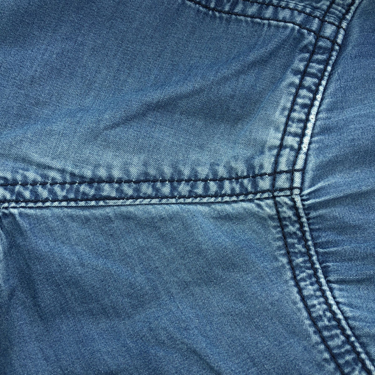 ARMANI EXCHANGE アルマーニエクスチェンジ 長袖 シャンブレーシャツ 10A142CM ブルー キッズ