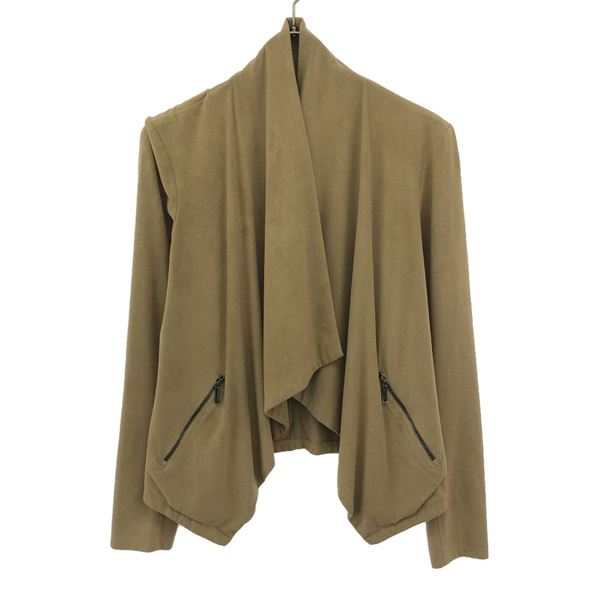 ARMANI EXCHANGE アルマーニエクスチェンジ スエード風 ジャケット XS キャメル レディース