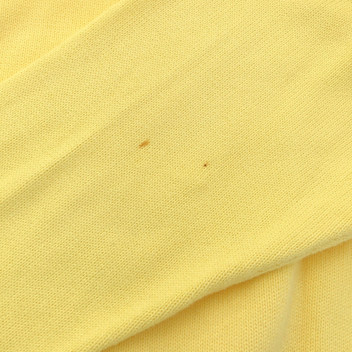 TOMMY HILFIGER トミーヒルフィガー 90s オールド フラッグタグ ロゴ刺繍 長袖 Vネック コットン ニット L イエロー セーター メンズ