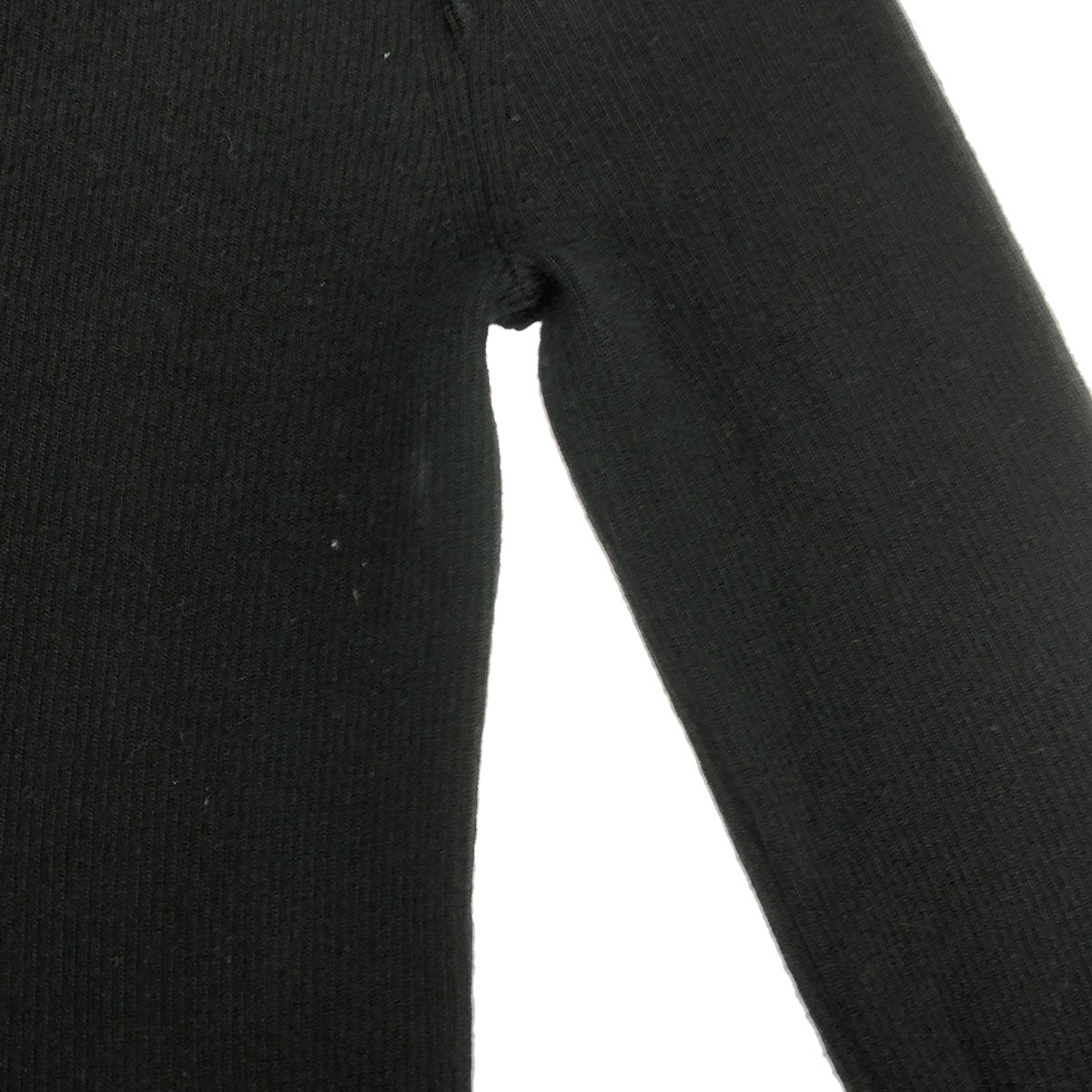 BURBERRY LONDON バーバリーロンドン 三陽商会 ウールブレンド 7分袖 ニット ワンピース 40 ブラック レディース