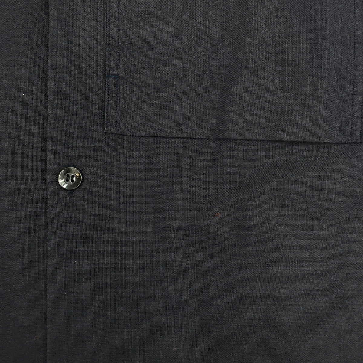 ミントコンディション 長袖 コットンシャツ M ネイビー メンズ