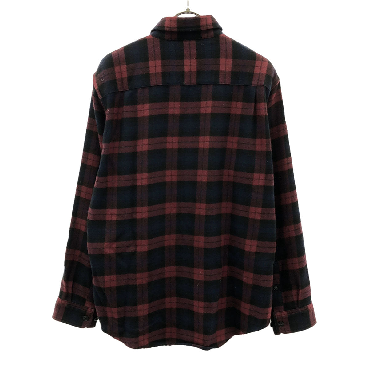 THE NORTH FACE ザノースフェイス DYNAMIX SHIRT チェック柄 長袖 ネルシャツ M レッド×ブラック アウトドア NT26150 メンズ