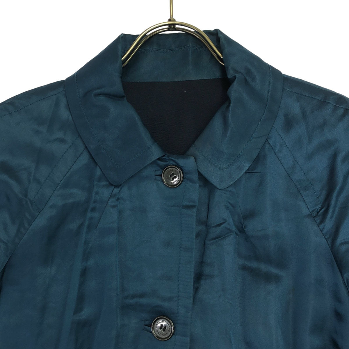 MARC BY MARC JACOBS マークバイマークジェイコブス リバーシブル ステンカラーコート ブルー×ネイビー レディース