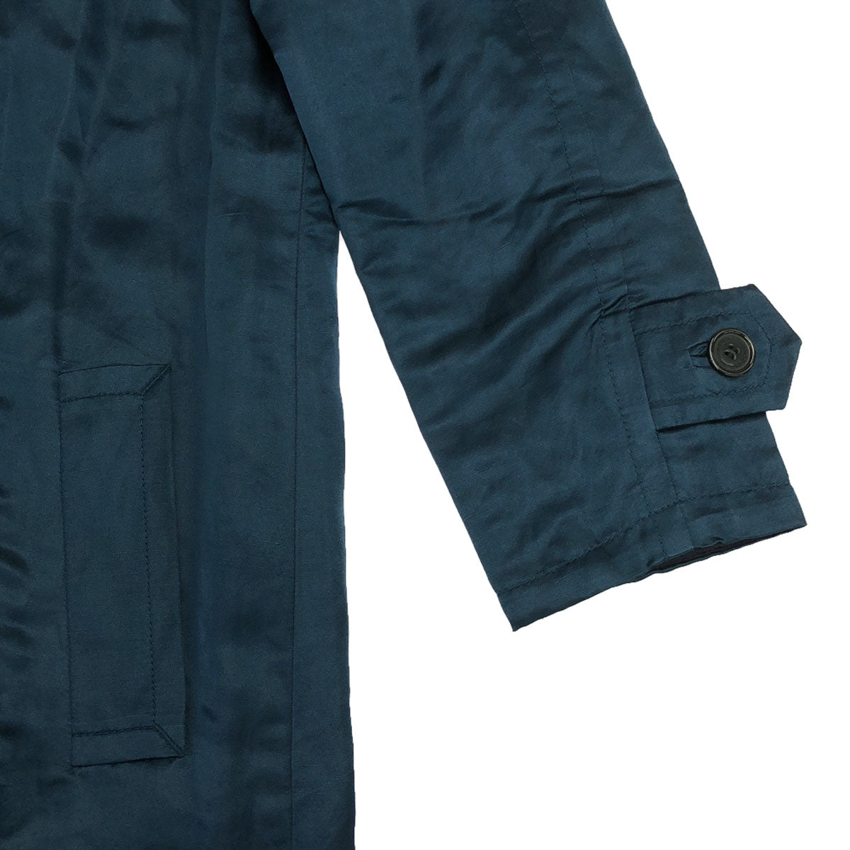 MARC BY MARC JACOBS マークバイマークジェイコブス リバーシブル ステンカラーコート ブルー×ネイビー レディース