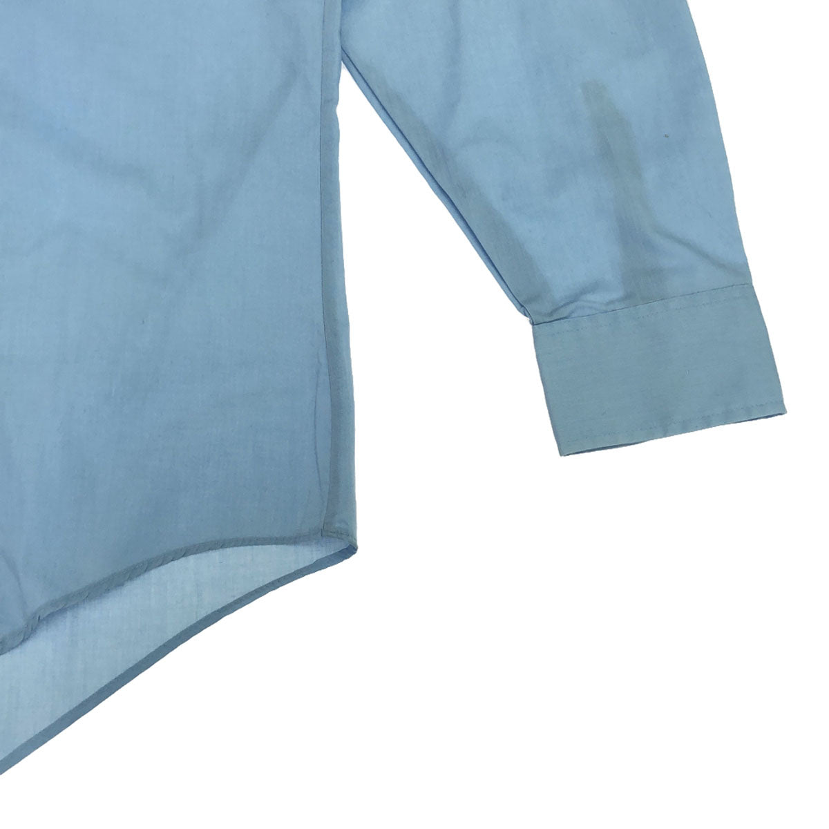 パリアーニ 70s ヴィンテージ 長袖 シャツ 15 ライトブルー メンズ