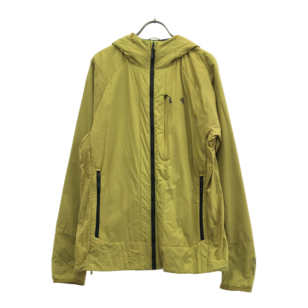 MOUNTAIN HARDWEAR マウンテン ハードウェア ロゴプリント ナイロンジャケット M カーキ 登山 アウトドア メンズ