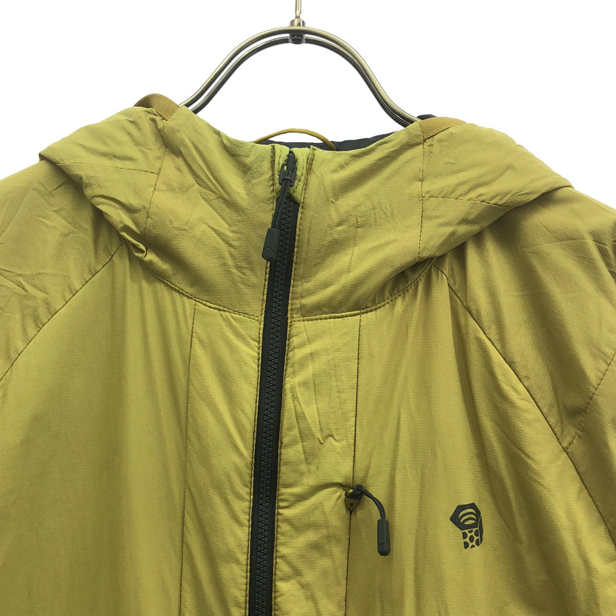 MOUNTAIN HARDWEAR マウンテン ハードウェア ロゴプリント ナイロンジャケット M カーキ 登山 アウトドア メンズ