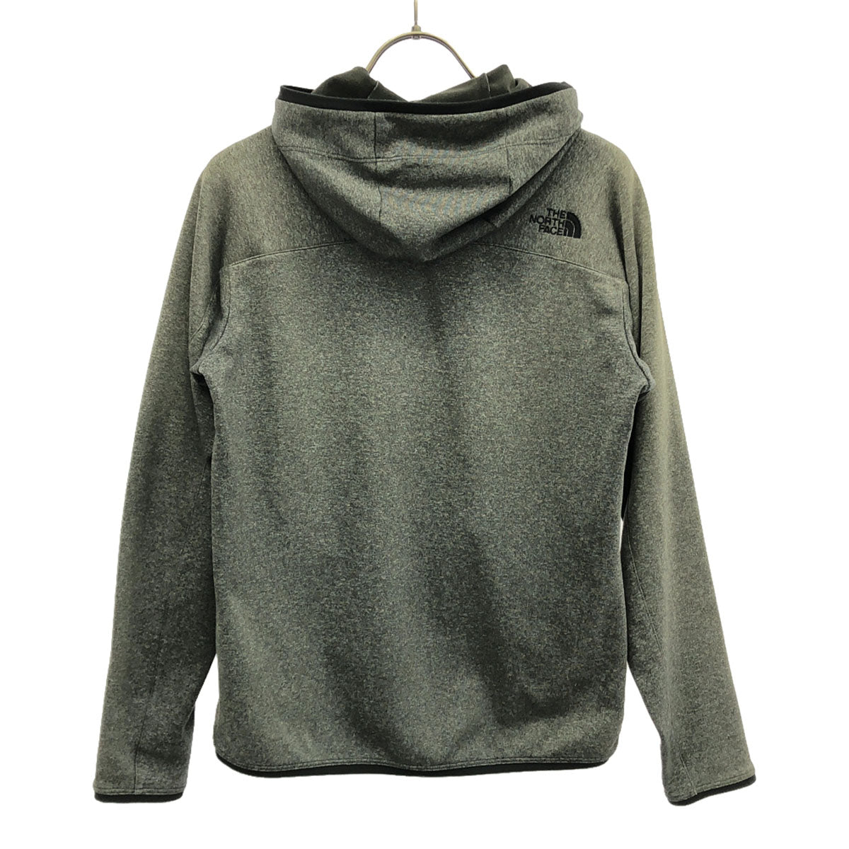 THE NORTH FACE ザノースフェイス ロゴ刺繍 モーメンタム フーディジャケット S チャコールグレー アウトドア NT11210 メンズ