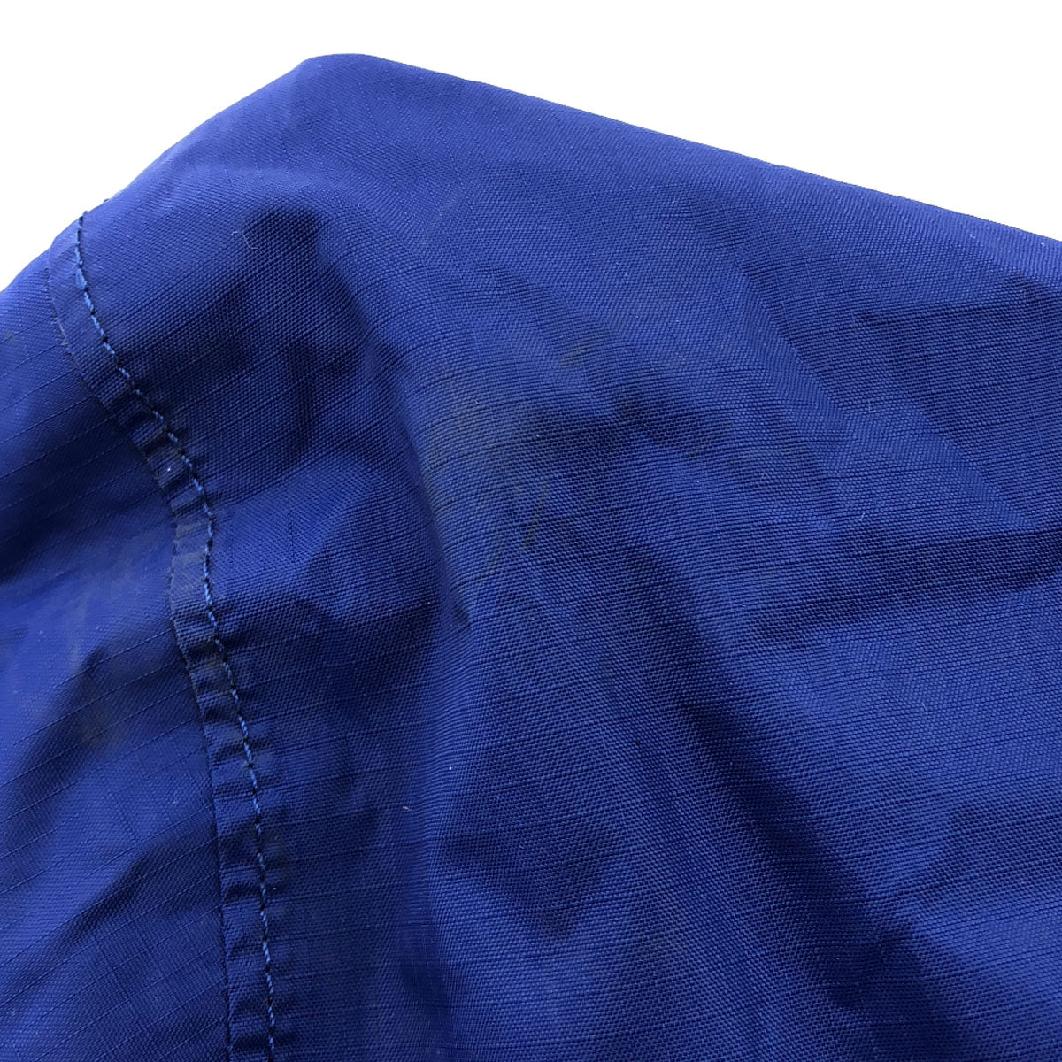 THE NORTH FACE ザノースフェイス ロゴ刺繍 フード付き ナイロンジャケット XS ブルー 裏メッシュ アウトドア NPW01407 レディース