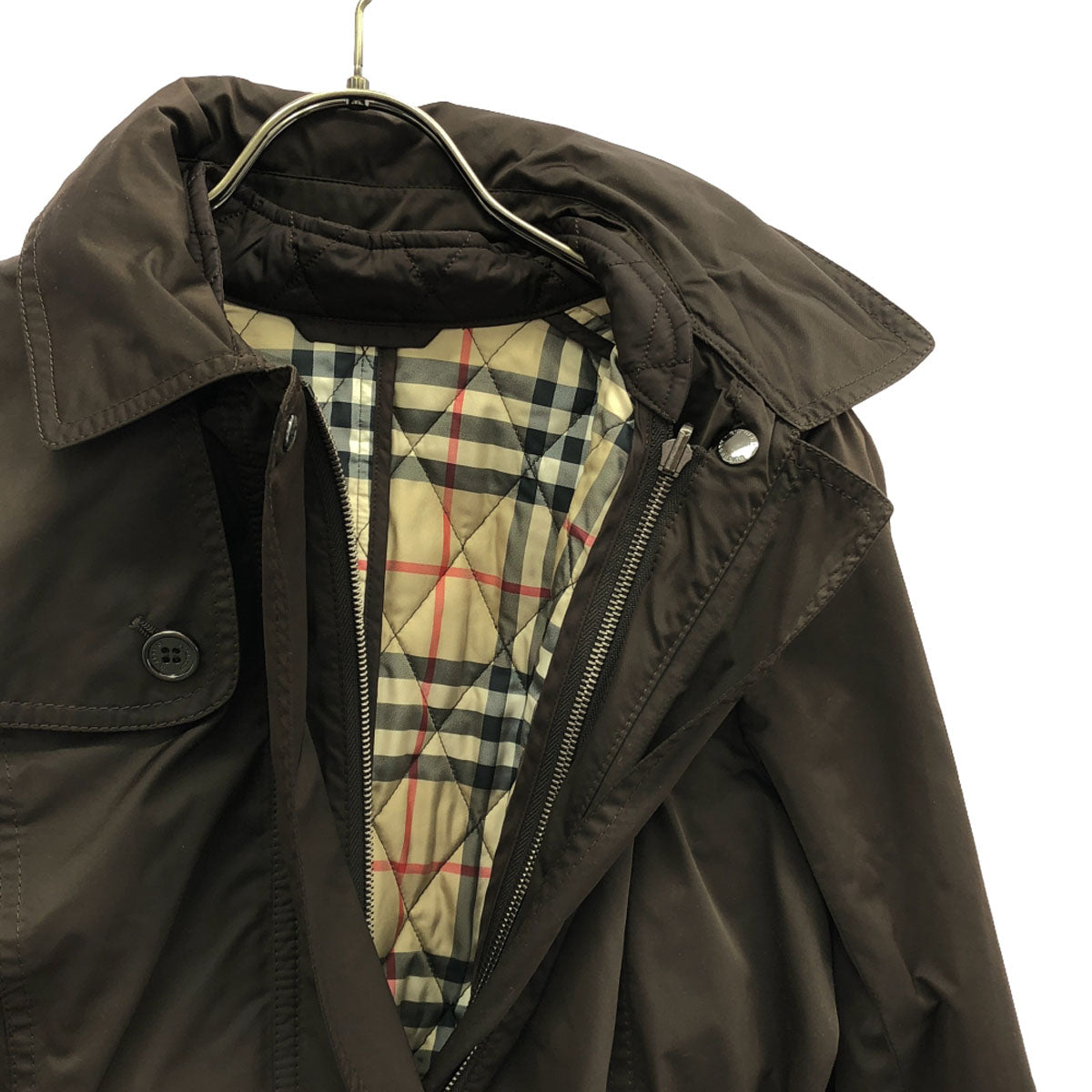 BURBERRY LONDON バーバリーロンドン 三陽商会 ライナー付き トレンチコート 38 ブラウン レディース