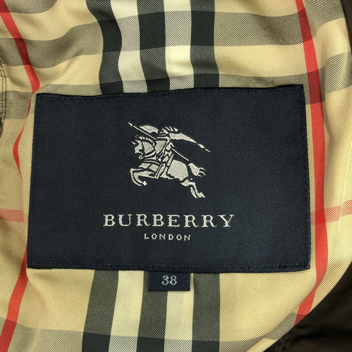 BURBERRY LONDON バーバリーロンドン 三陽商会 ライナー付き トレンチコート 38 ブラウン レディース