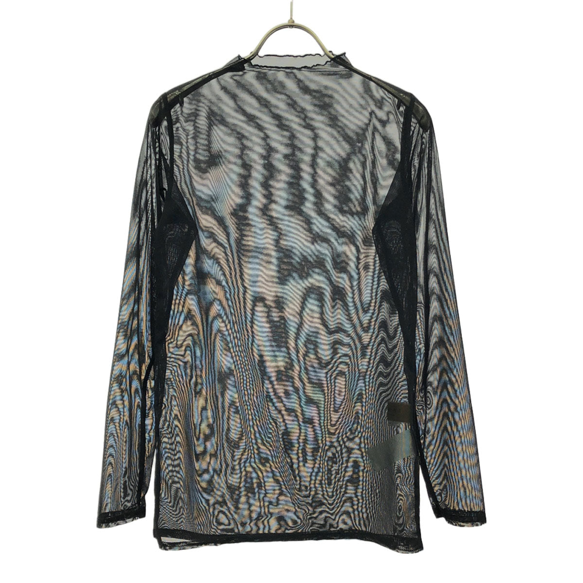 AMERI UNDRESSED アメリ 長袖 シースルー カットソー F ブラック レディース