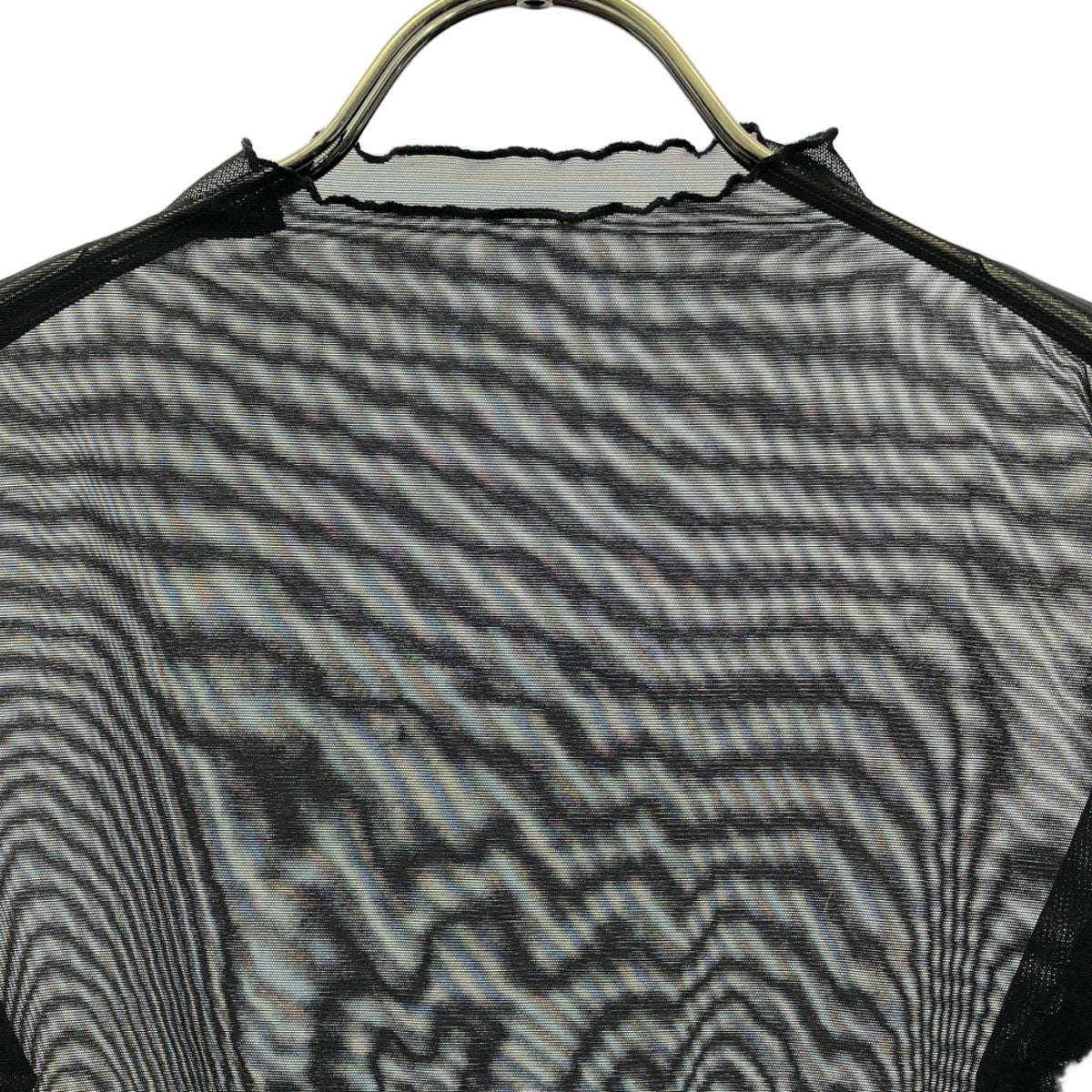 AMERI UNDRESSED アメリ 長袖 シースルー カットソー F ブラック レディース