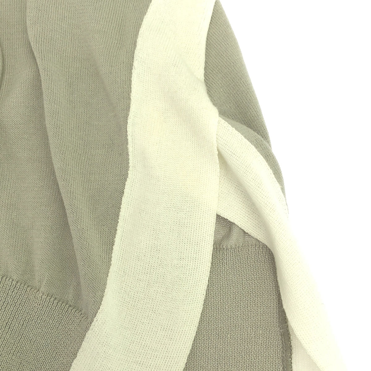 β ベータ 日本製 長袖 ハーフジップ ニットカーディガン 9 グレー レディース