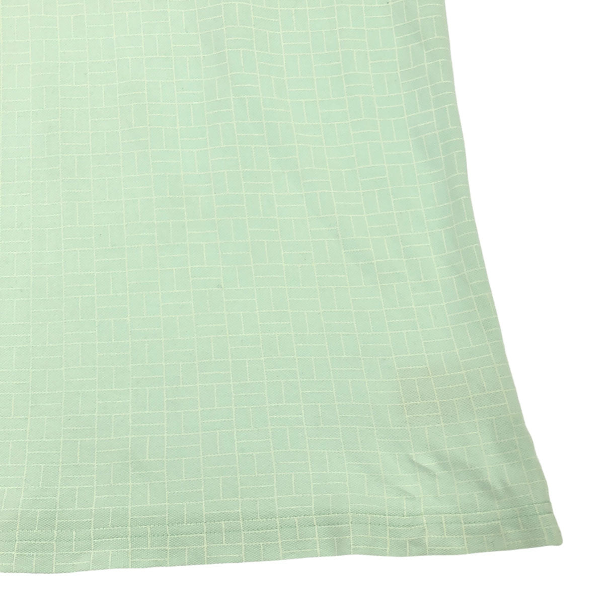 LACOSTE ラコステ 日本製 ロゴ刺繍 半袖 ポロシャツ 5 ブルー 鹿の子地 メンズ