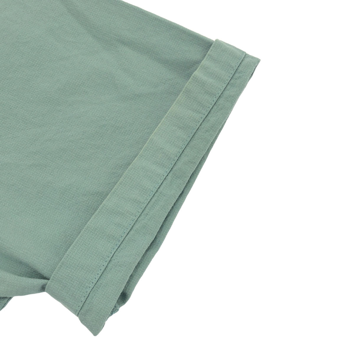 Nudie Jeans ヌーディージーンズ プリント柄 半袖 コットンシャツ S ライトブルー メンズ