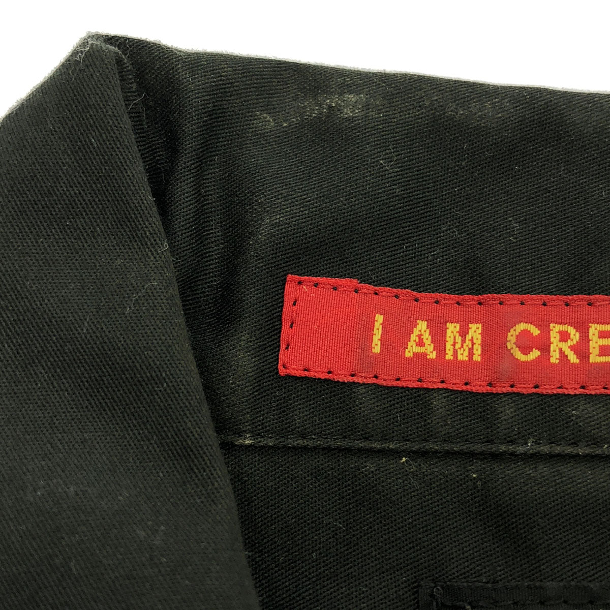 CREAM SODA クリームソーダ 日本製 PINK DRAGON ワッペン 半袖 ワークシャツ M ブラック メンズ