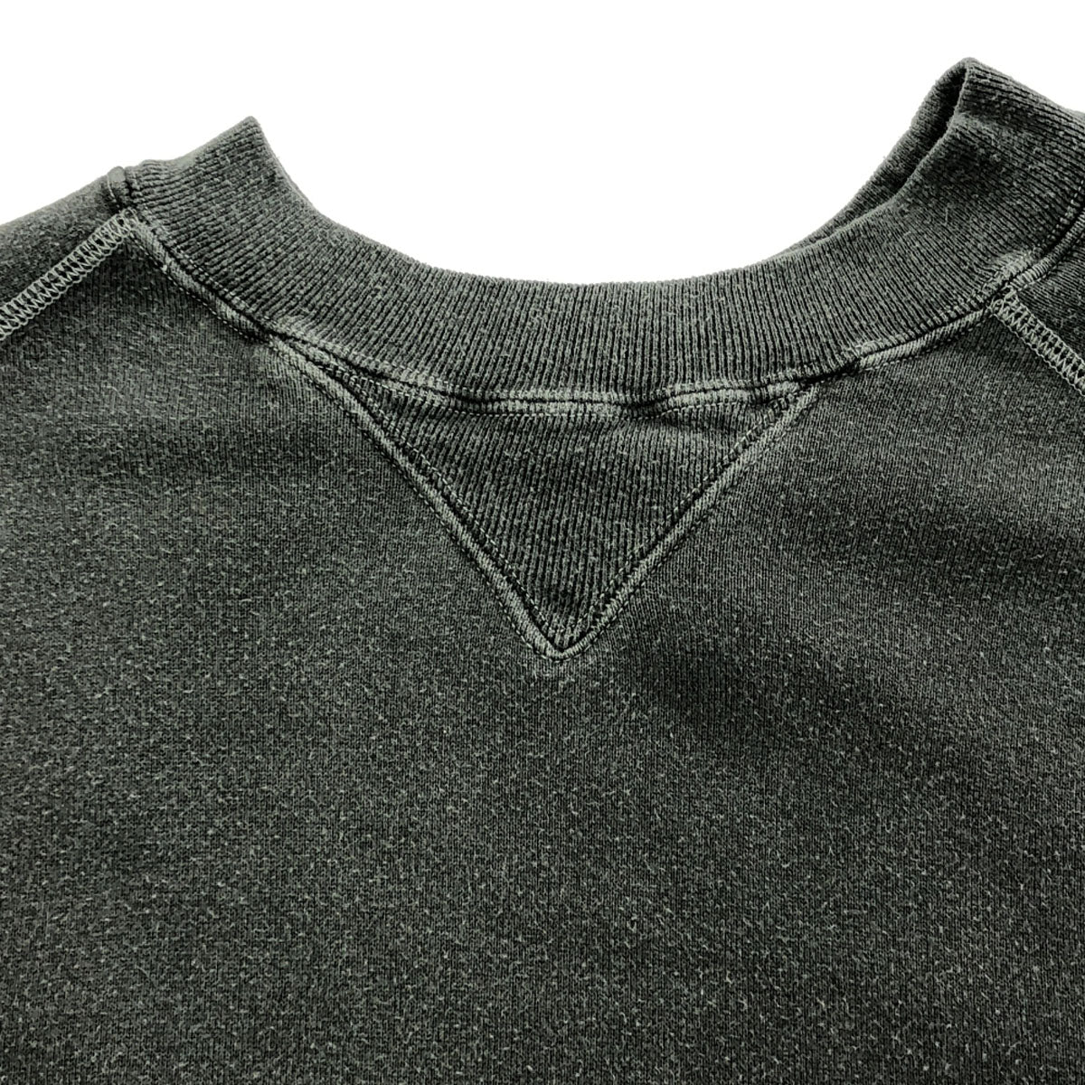 bukht ブフト 日本製 長袖 クールネック スウェット 2 グレー トレーナー メンズ