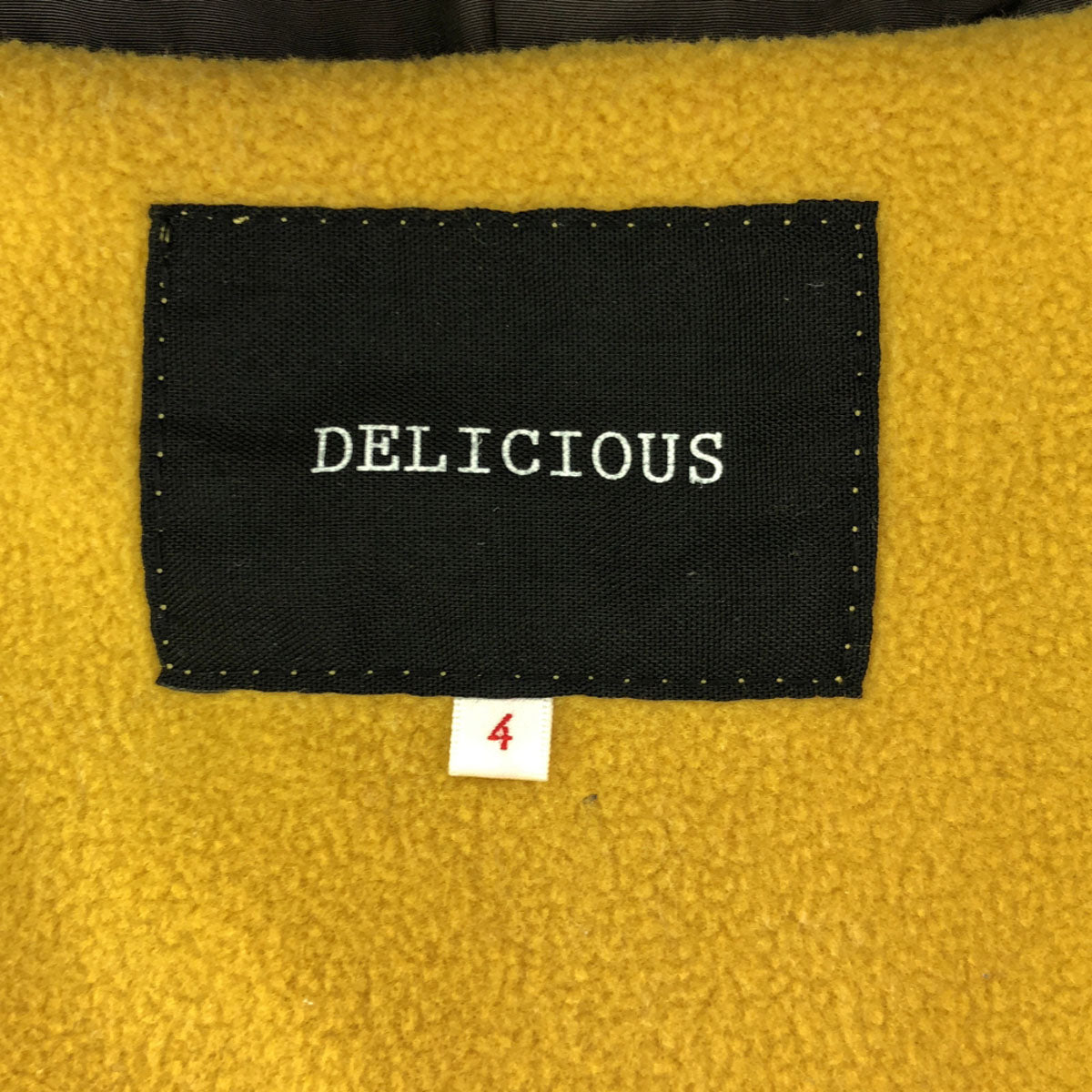 DELICIOUS デリシャス 日本製 長袖 マウンテンパーカー 4 ブルー 裏フリース メンズ