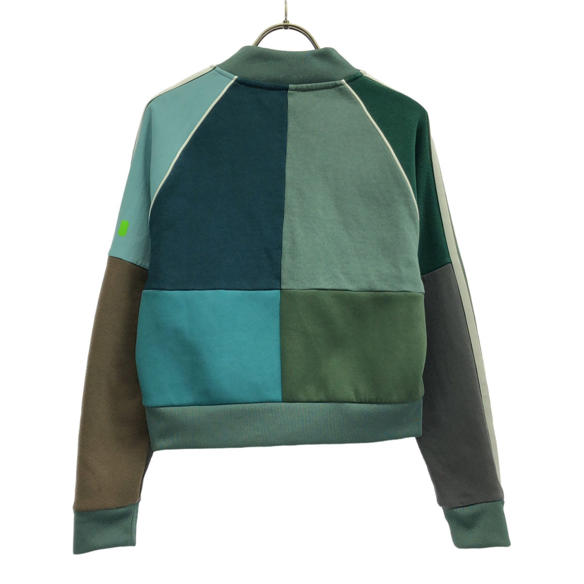 adidas 緑色 ストライプ ナイロンジャケット XXL adidas Originals - 美品2XL⭐️90s adidas トラックジャケット